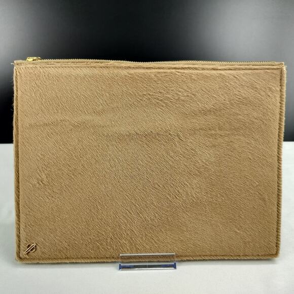 POLOGEORGIS Medium Signature Pouch With Gold Zip - Picture 12 of 14